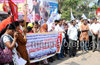 Mangalore: LIC agents stage protest against privatisation moves